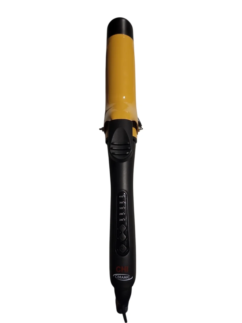 Chi 1.5-inch Ceramic Curling Iron - Yellow/Black